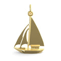 Cutter Sailboat Charm