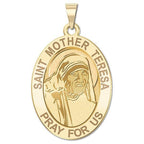 Saint Mother Teresa - Oval Religious Medal