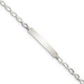 Custom Engraved Sterling Silver Children's ID Bracelet