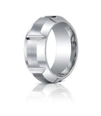 Cobalt Chrome Beveled Edgecomfort Fit Approx. 0.39 Inch Wedding Band