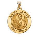 Saint Jason Round Religious Medal
