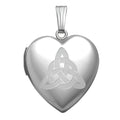 Sweetheart Celtic Trinity Locket