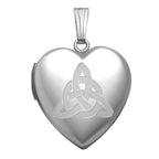 Sweetheart Celtic Trinity Locket