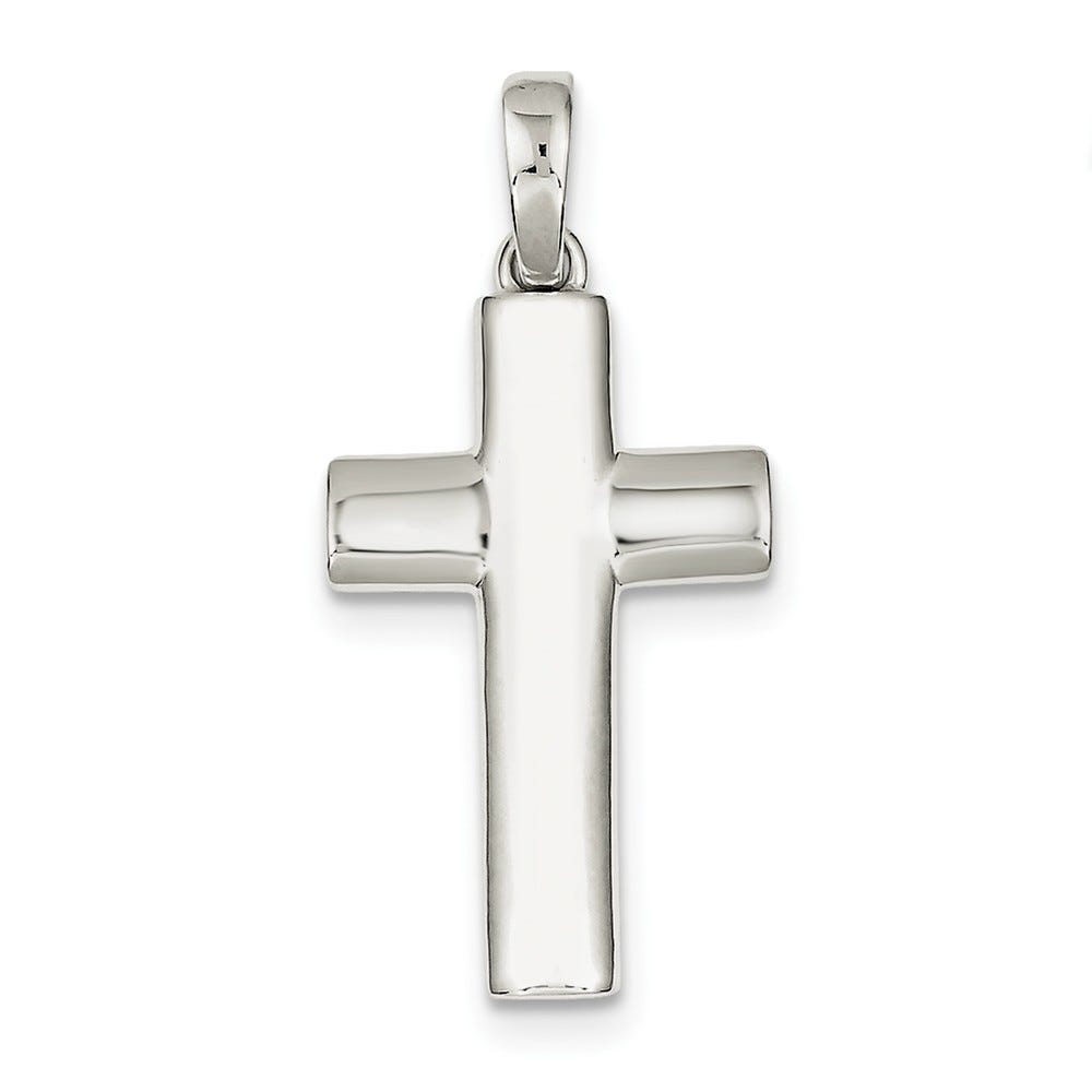 Polished Cross Pendant