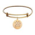 Expandable Personalized Paw Print Bracelet