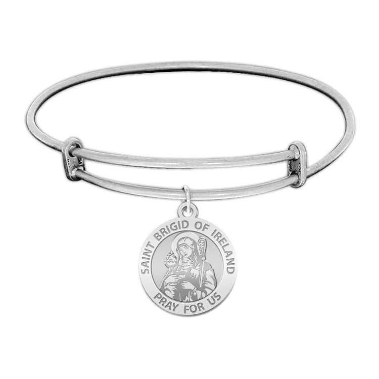 Saint Brigid Of Ireland Expandable Bracelet