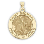Saint Michael - Protect My Father - Religious Medal