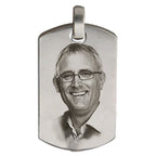 Dog Tag Photo Cremation Pendant