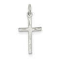 Diamond-Cut Cross Charm