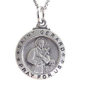 Saint Gerard Medal with 18 Inch Curb Chain