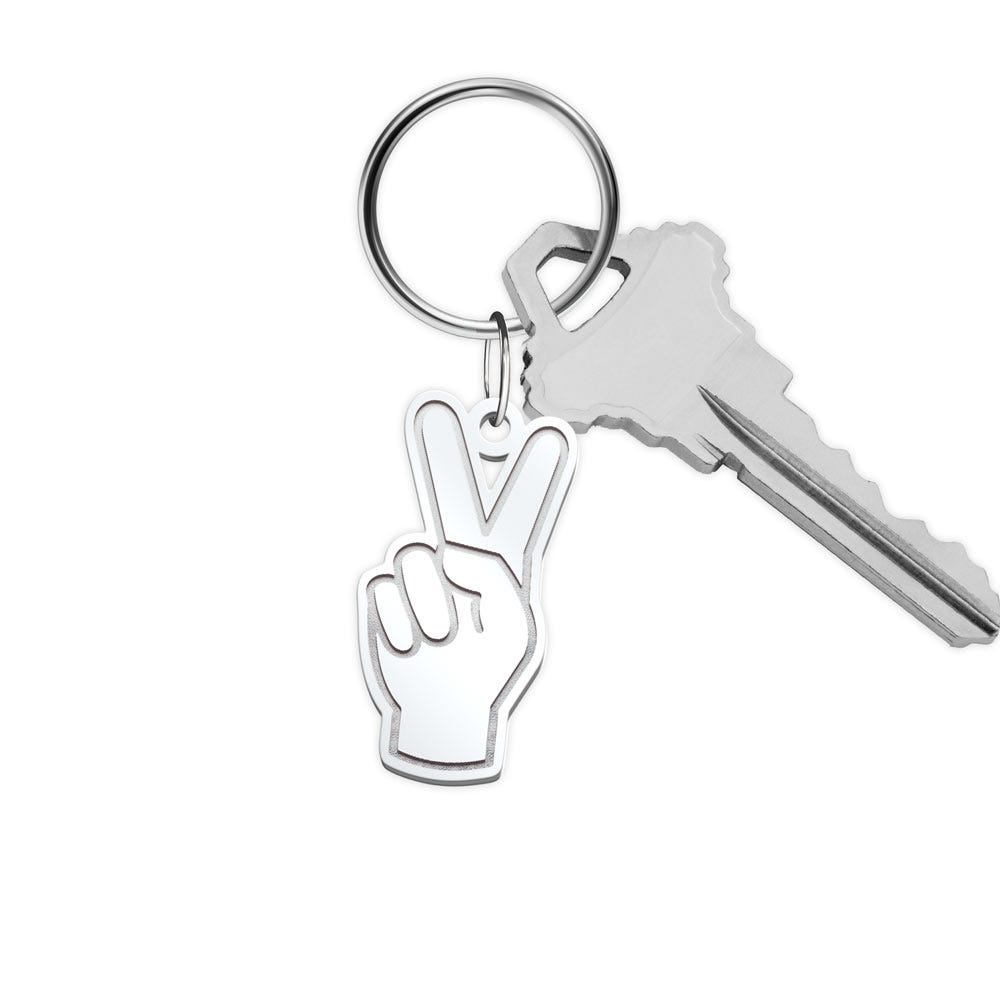 Usc Fight On Fingers Key Chain