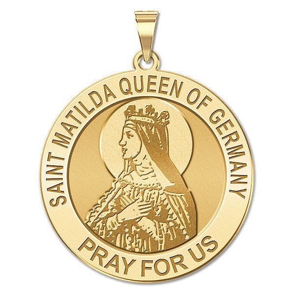 Saint Matilda Religious Medal