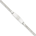 Custom Engraved 14K Gold Women's Curb Link ID Bracelet