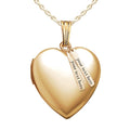 Heart Photo Locket With Personalized Tabs
