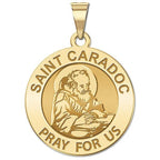 Saint Caradoc Round Religious Medal