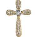 Two-Tone Diamond Cross