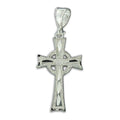 Sterling Silver Cutout-Center Cross Pendant