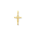 Textured Crucifix Pendant