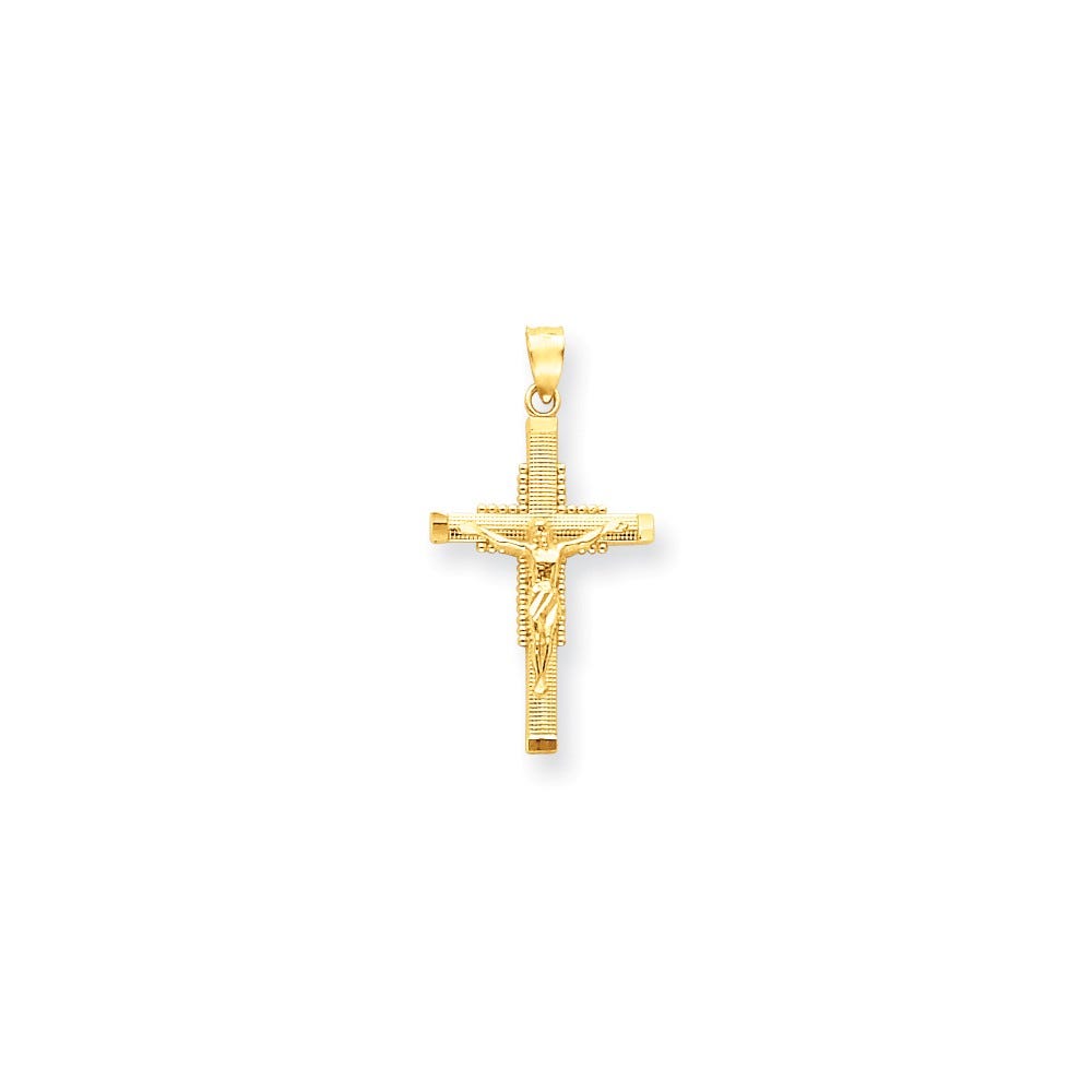 Textured Crucifix Pendant