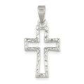 Polished Open Cross Pendant
