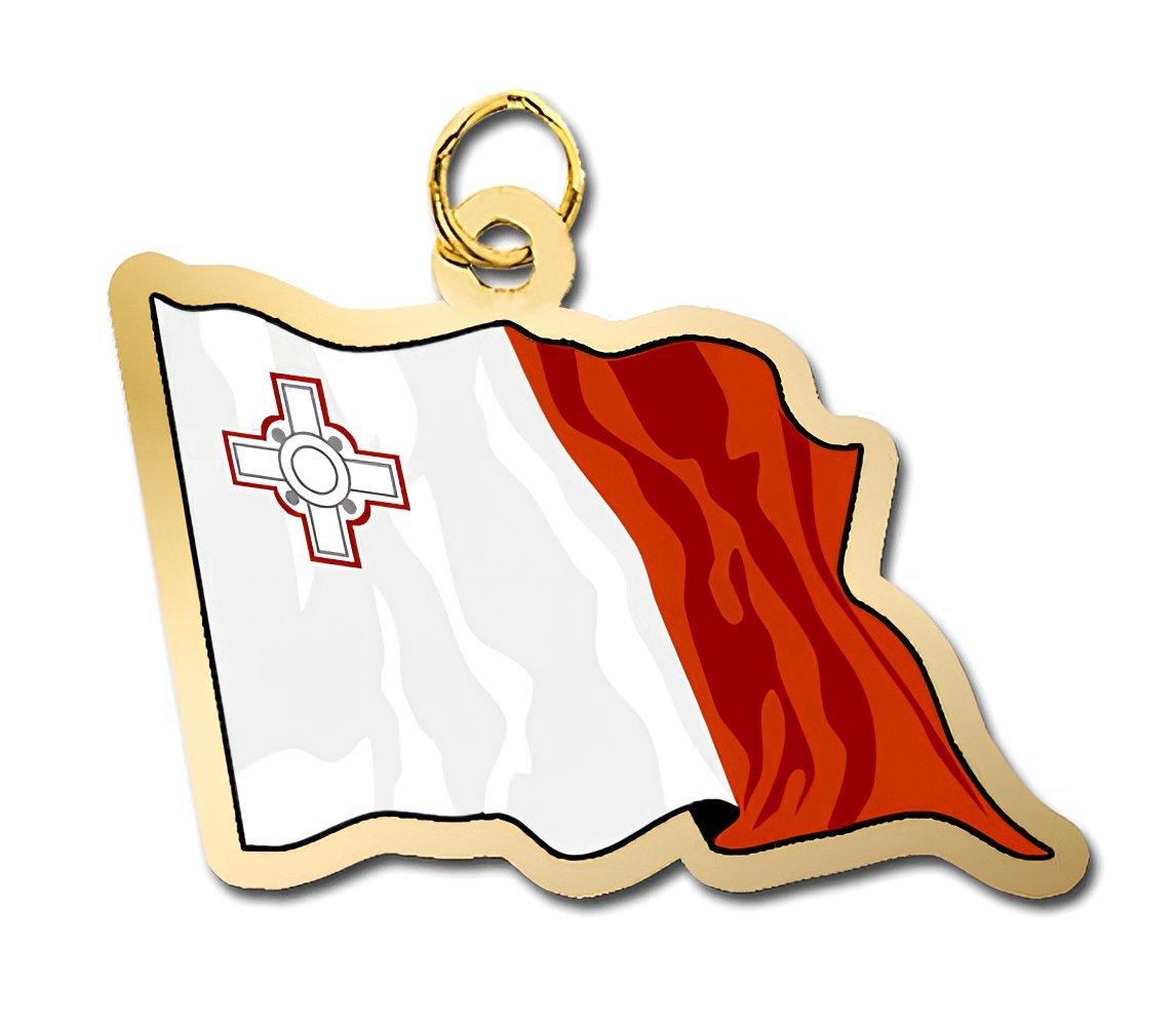 Malta Flag Charm