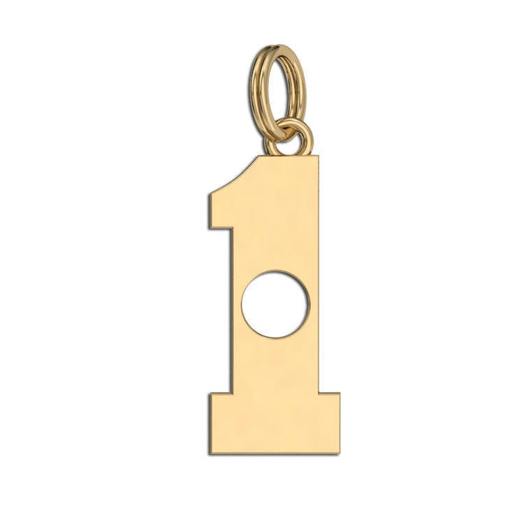 Hole in 1 Golf Jewelry Charm