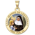 Saint Jeanne De Lestonnac Religious Color Medal