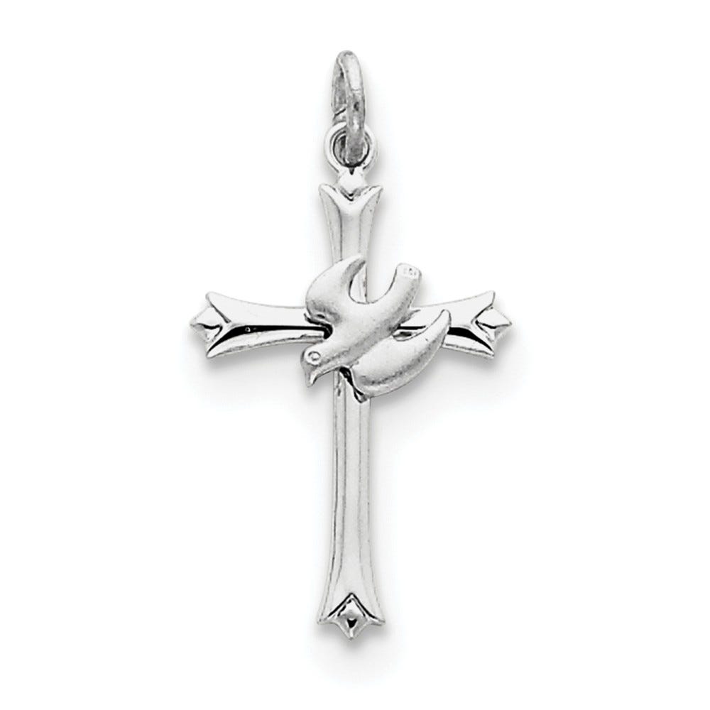 Holy Spirit Cross With Dove Charm