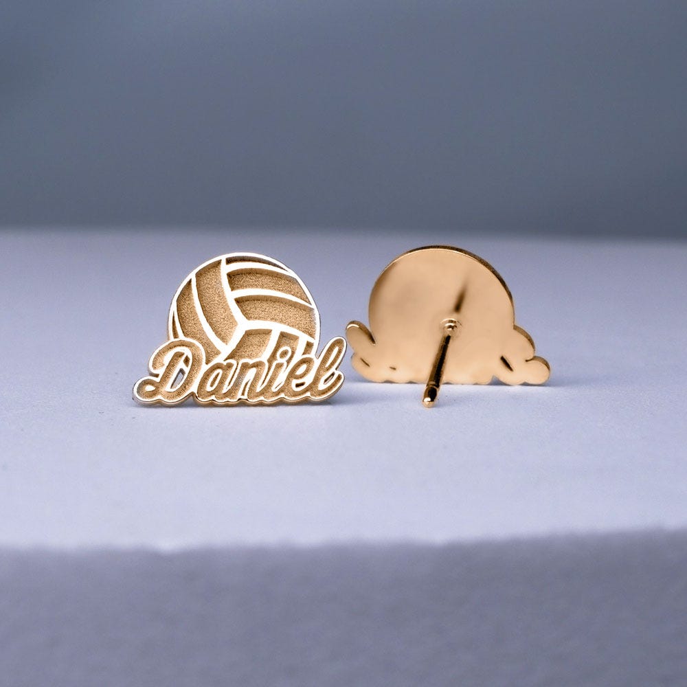 Personalized Volleyball Earrings