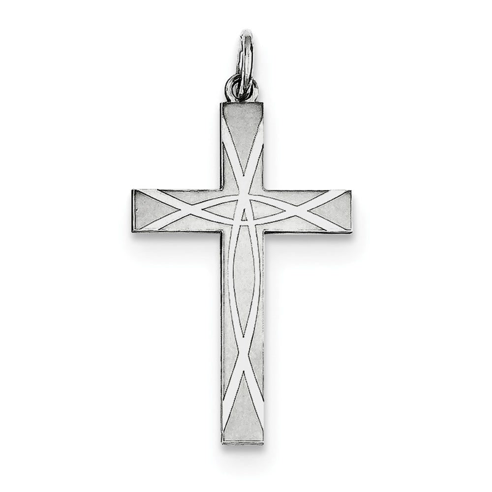 Laser Designed Cross Pendant