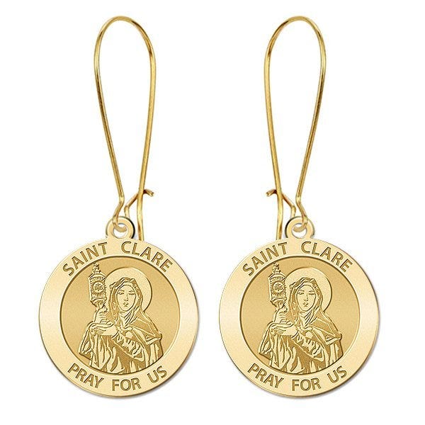Saint Clare of Assisi Earrings