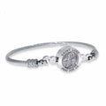 Saint Luke Bangle Bracelet