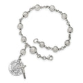 Saint Barbara Rosary Bracelet