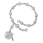 Saint Barbara Rosary Bracelet