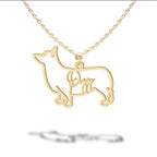Personalized Dog Breed Silhouette with Name