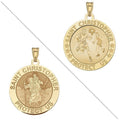 Basketball - Saint Christopher Doubledside Sports Religious Medal