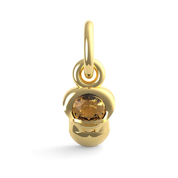 November Baby Shoe Charm