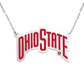 Ohio State University Color Enamel Banner Necklace