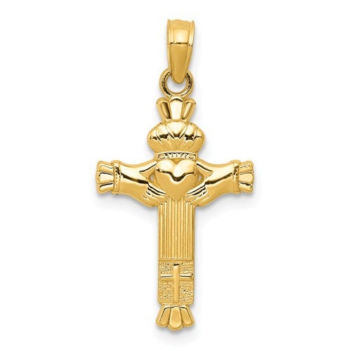 Claddagh Cross Charm