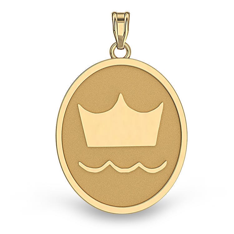 Danish Warmblood Horse Breed Oval Medal