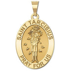 Saint Tarcisius - Oval Religious Medal