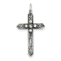 April Birthstone Cross Pendant