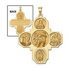 Four Way Cross - Martial Arts Religious Medal
