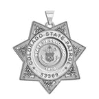 Personalized Colorado State Patrol Badge with Your Number