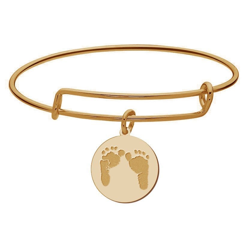Custom Footprint Expandable Bracelet