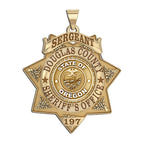 Personalized Oregon Department of Corrections Badge with Number