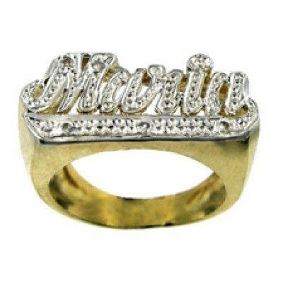 Diamond Women's Name Ring