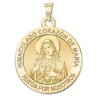 Immaculate Heart Of Mary Round Medal