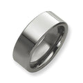 Tungsten Flat Approx. 0.31 Inch Polished Wedding Band