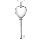 Classic Key Heart Photo Locket